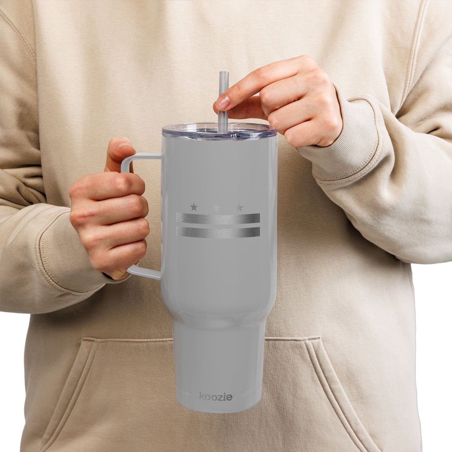 Stylish Washington DC  flag  Insulated Tumbler, Personalized Travel Mug, Perfect Gift for Coffee Lovers, BPA-Free, Holiday Essentials, On-the-Go Drinkware