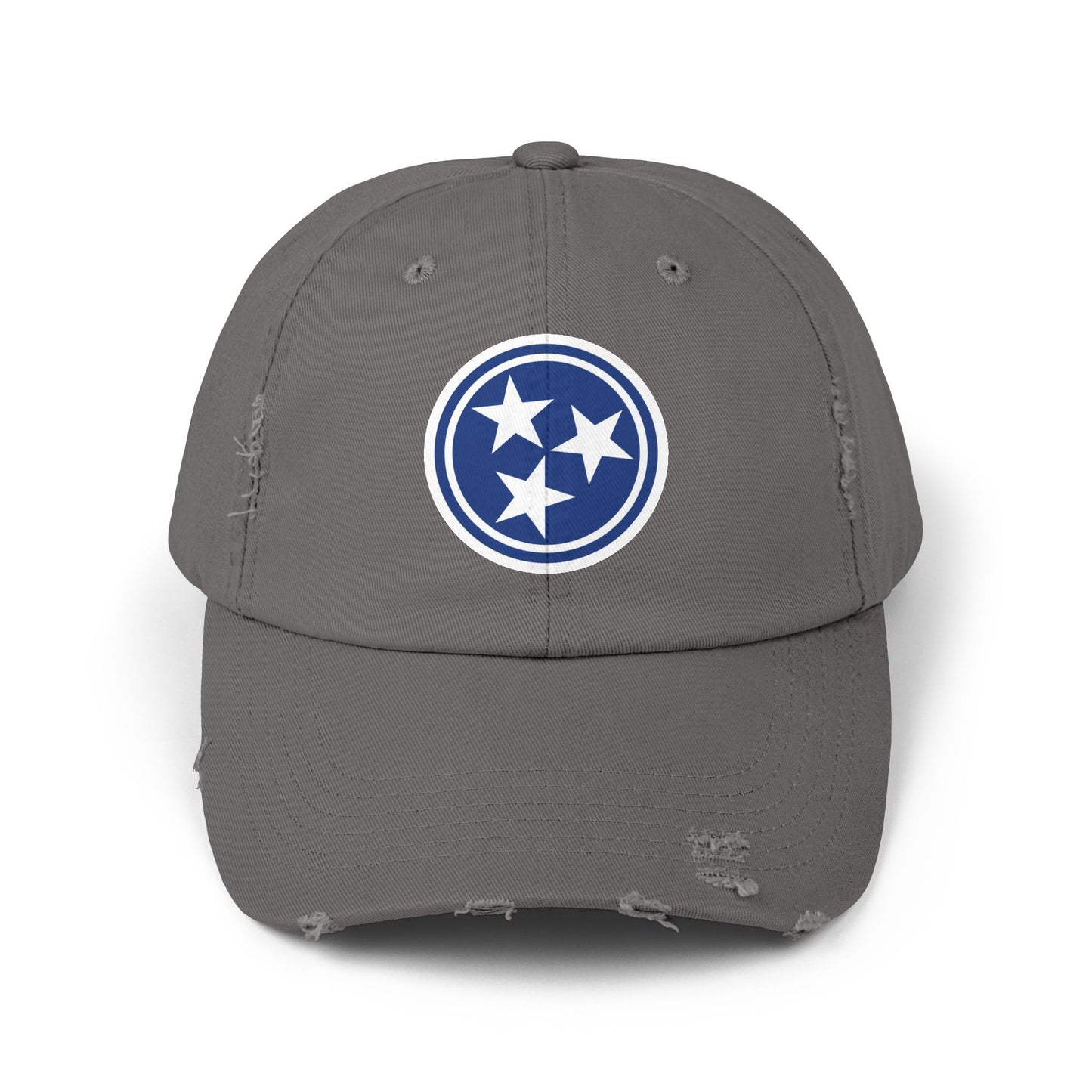 Distressed Cap Tennessee Tri Star Hat