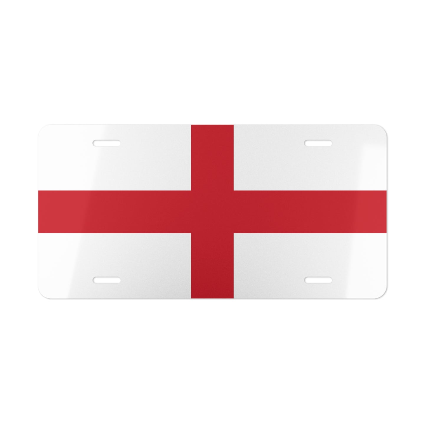 Car Plate Tag - England Flag Design