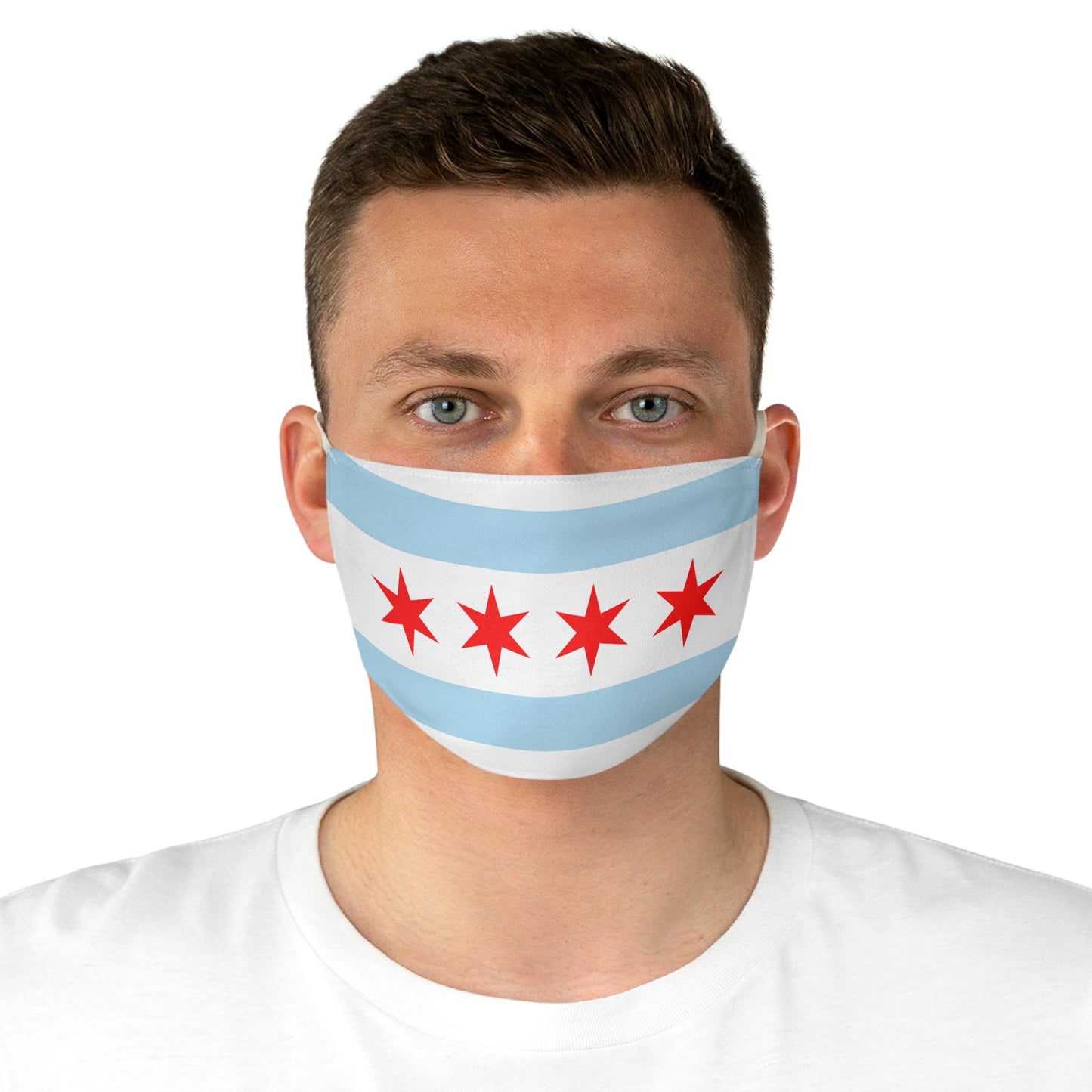 Chicago Flag Face Mask