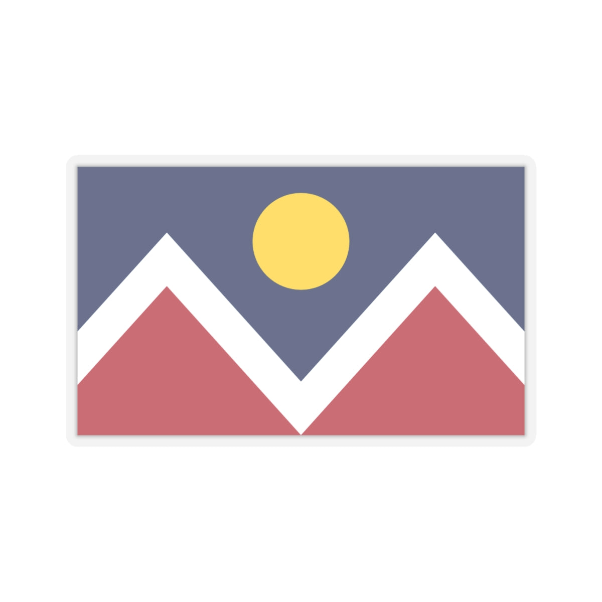 Denver Flag Sticker Kiss-Cut Stickers