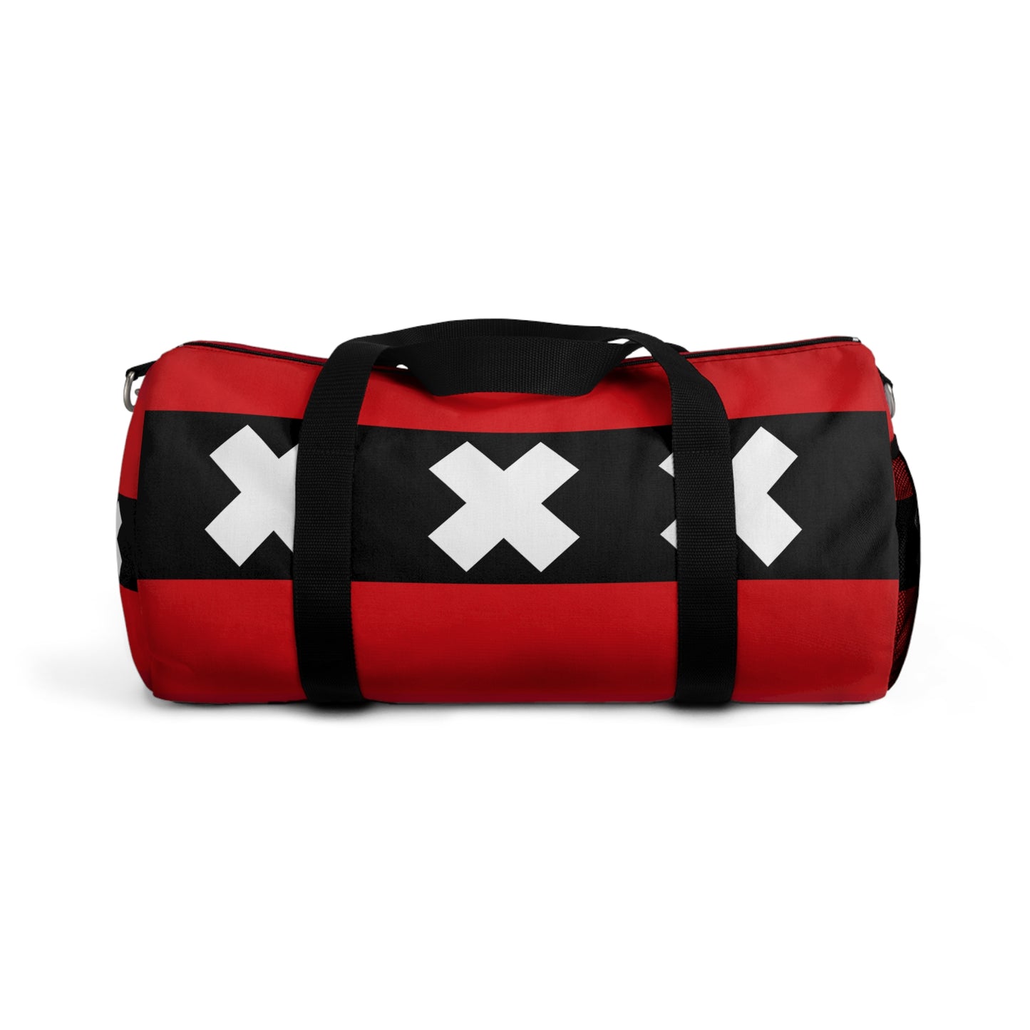 Canvas Duffel Bag with Amsterdam Flag Design