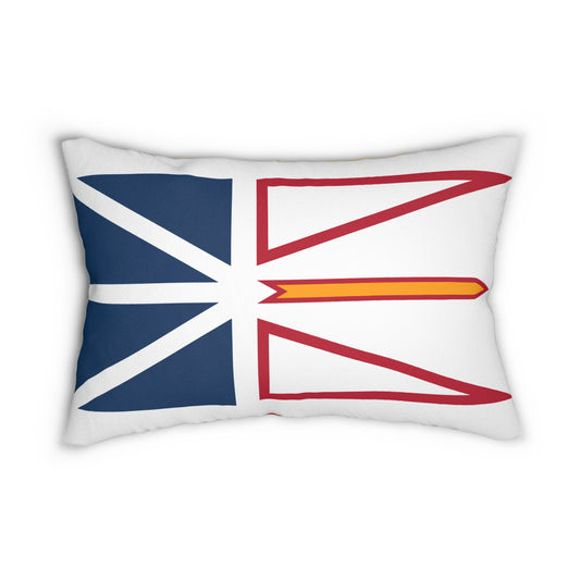 Lumbar Pillow - Newfoundland and Labrador Flag Design