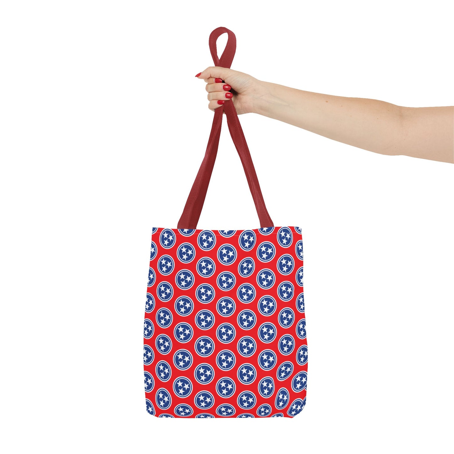 Tote Bag - Tennessee Tri Star State Flag Design