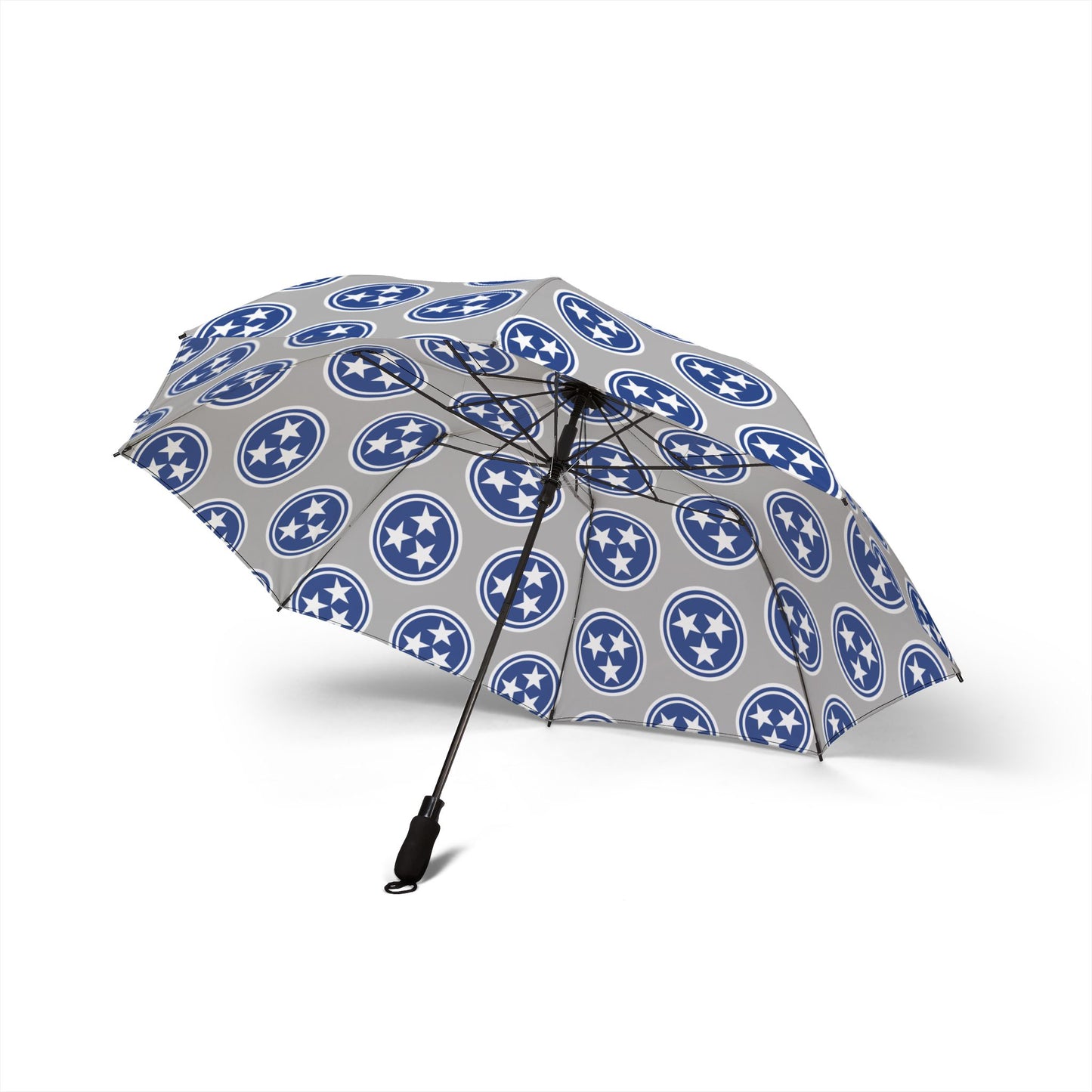 Tri Star flag Tennessee Foldable Umbrella - Tri Star Tennessee State Flag Pattern - Travel Gift for Rainy Days