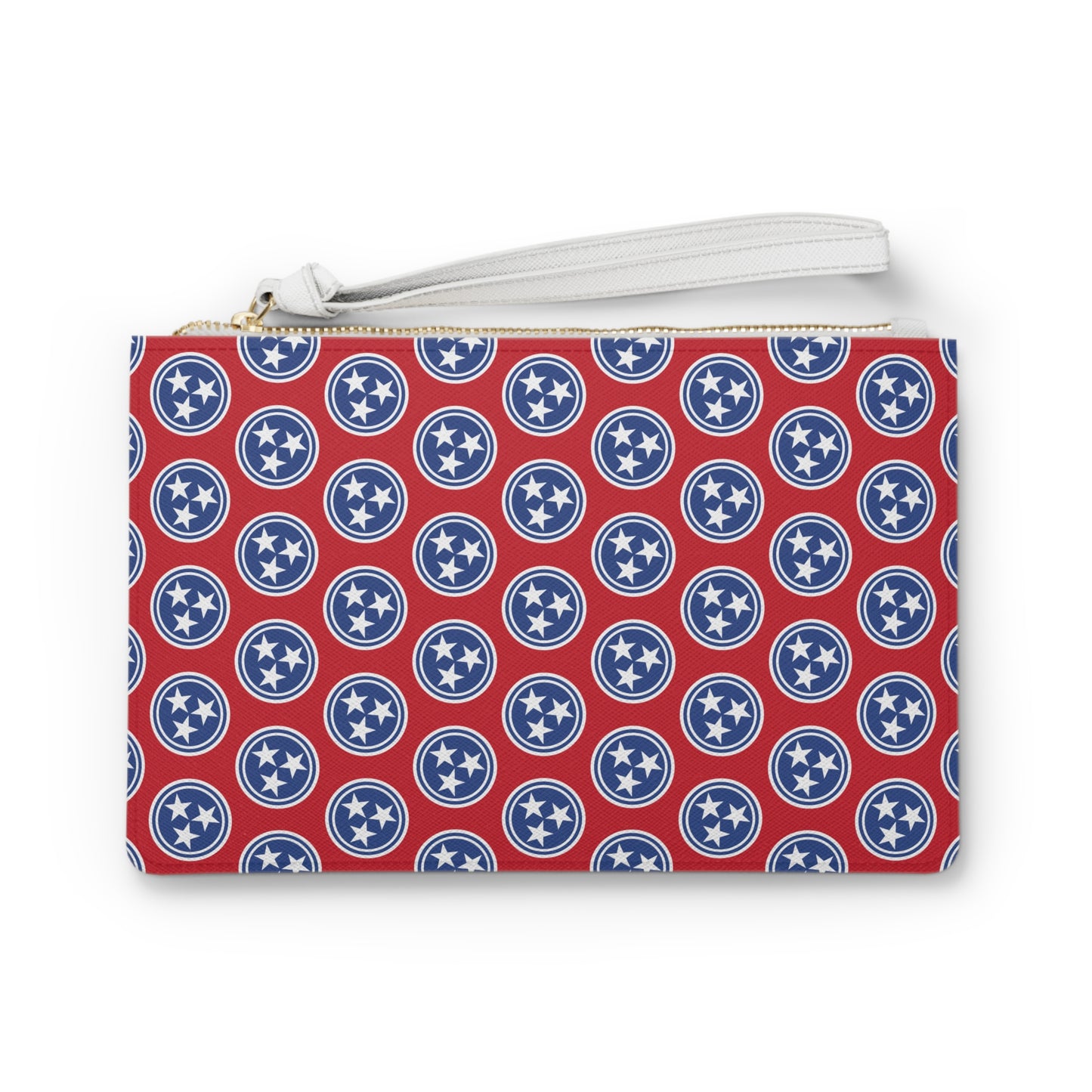 Clutch Bag - Tennessee State Flag Tri Star Flag Design