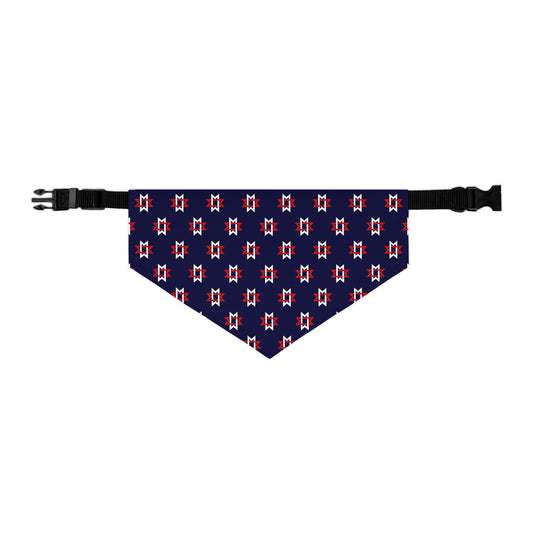 Dog Bandana Collar - Maryville Tennessee City Flag Pattern