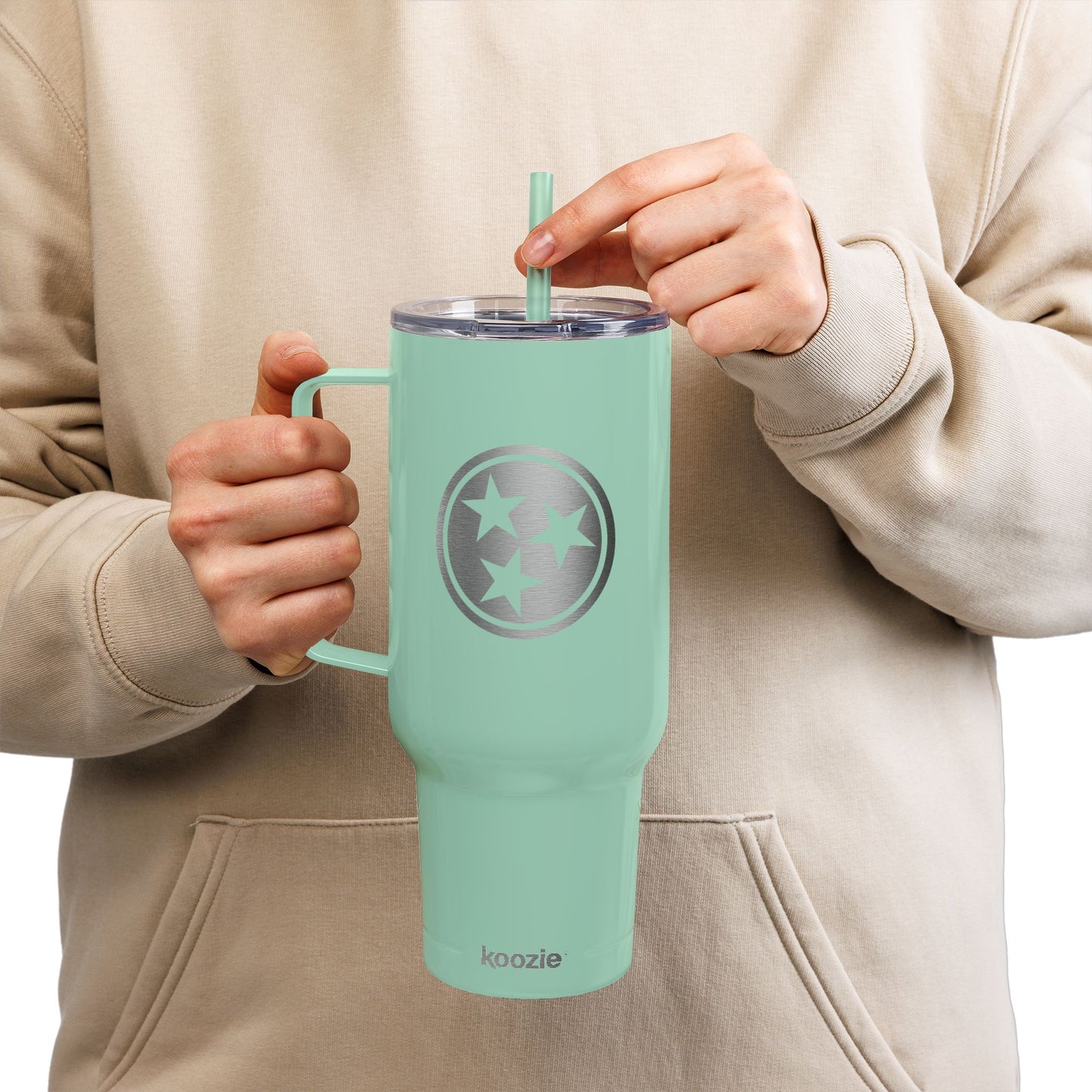 Tumbler Mug Tennessee Flag Engraved 40oz