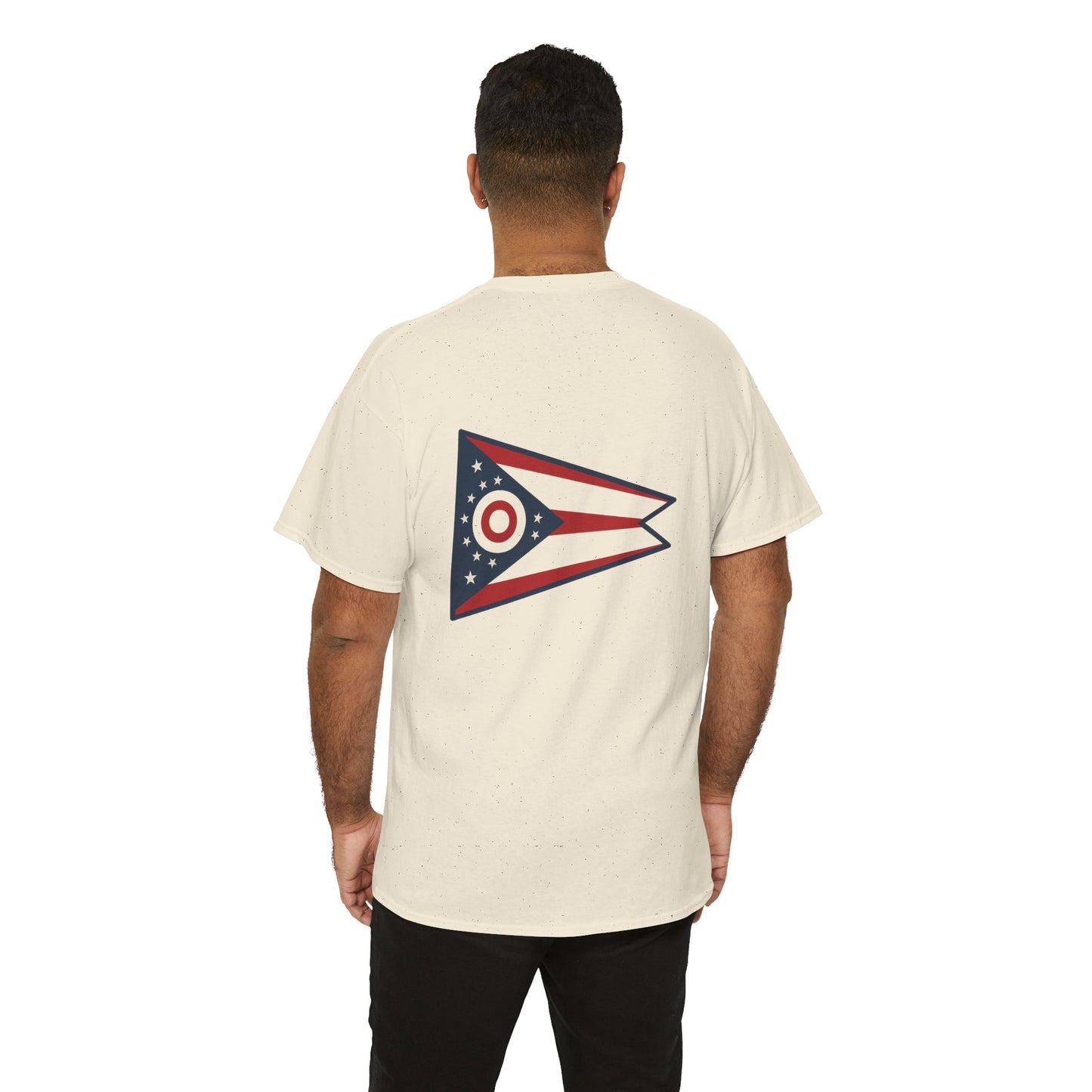 Ohio Pride Unisex Heavy Cotton Tee, Vintage Graphic Tee, Casual Wear, Gift for Him/Her, Trendy Apparel, Summer Outfit