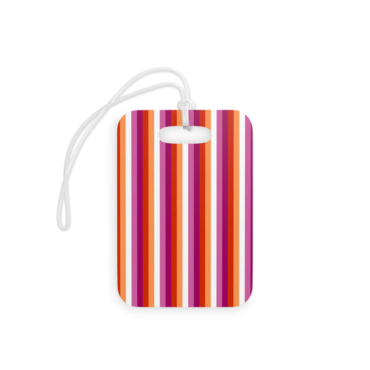 Luggage Tags Lesbian Flag