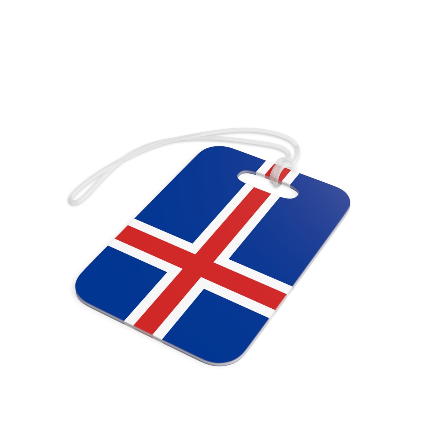 Iceland Flag Luggage Tag, Great travel gift, airport tag or school bag tag