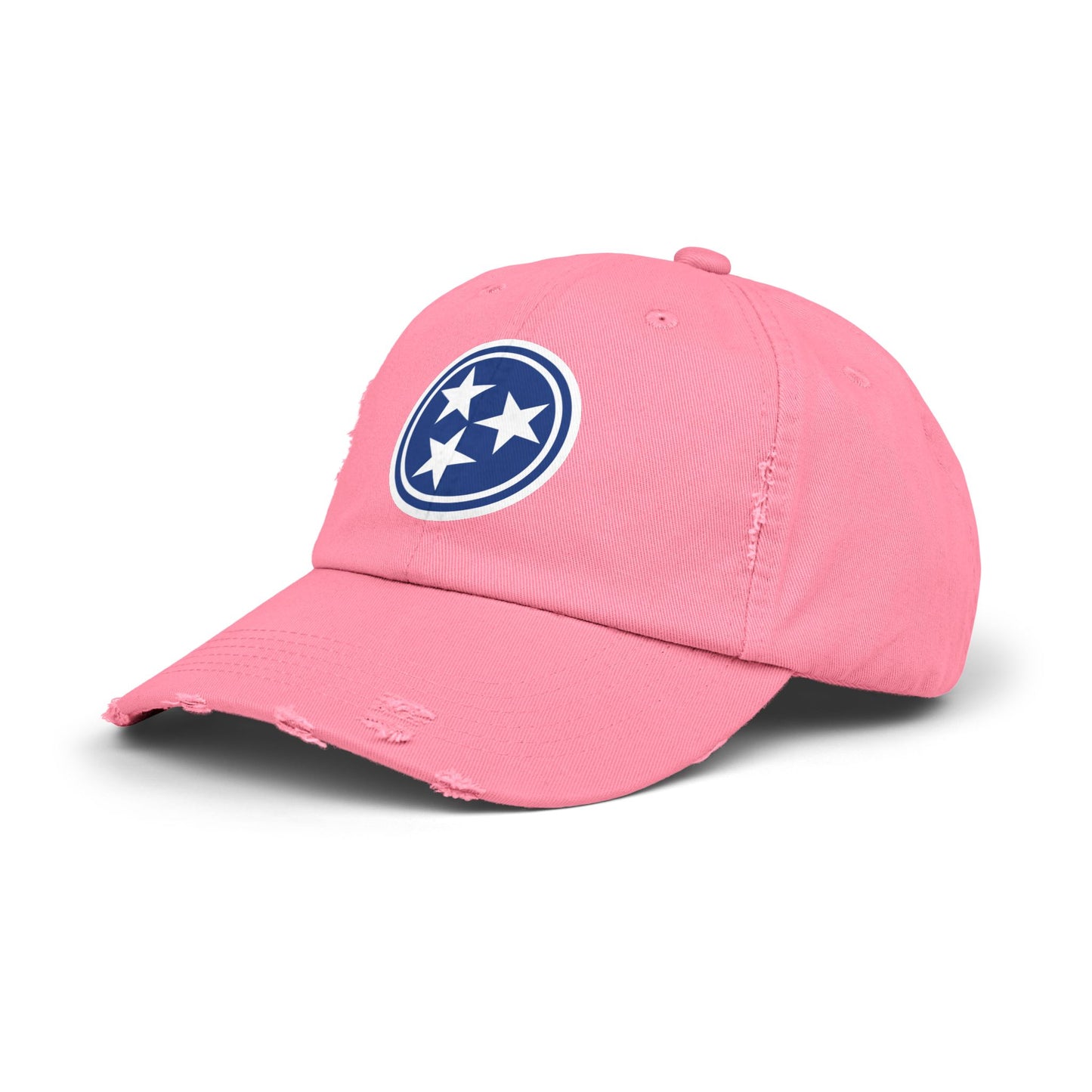 Distressed Cap Tennessee Tri Star Hat