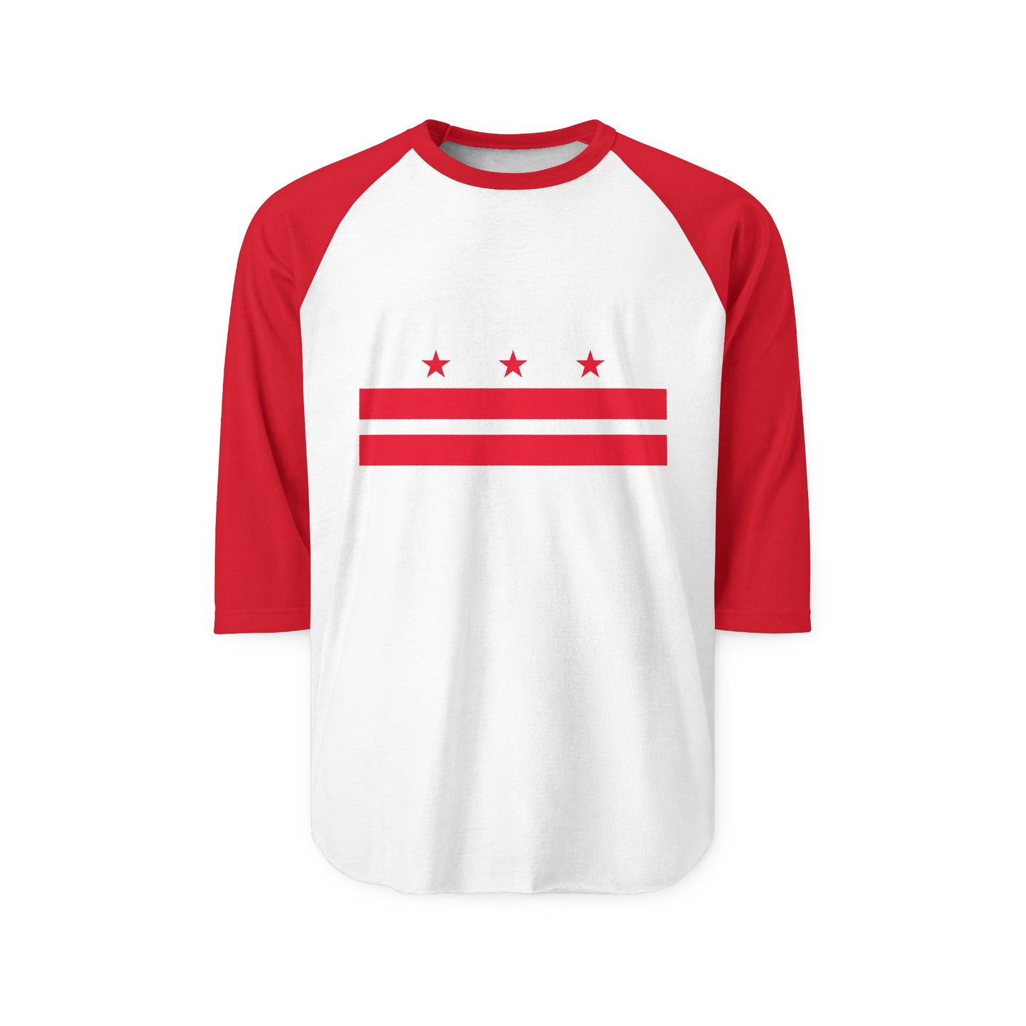 Washington D.C. Flag Raglan Shirt | Unisex 3/4 Sleeve Tee | Patriotic Apparel | Perfect for Sports Events, Casual Outings, Proud D.C. [...]