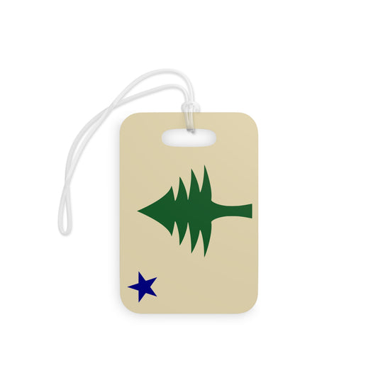 Maine Flag Luggage Tags great for bookbags, suitcase and travel for vacation tags