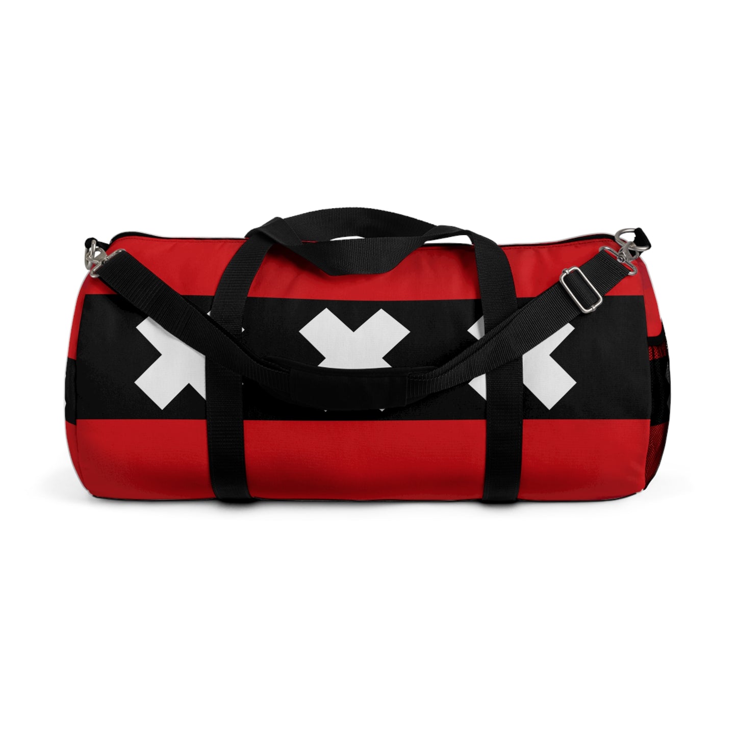 Canvas Duffel Bag with Amsterdam Flag Design