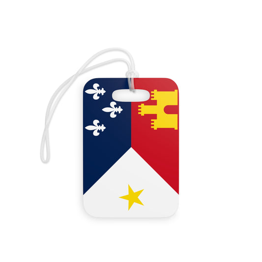 Luggage Tags Acadiana Flag Suitcase ID Holder