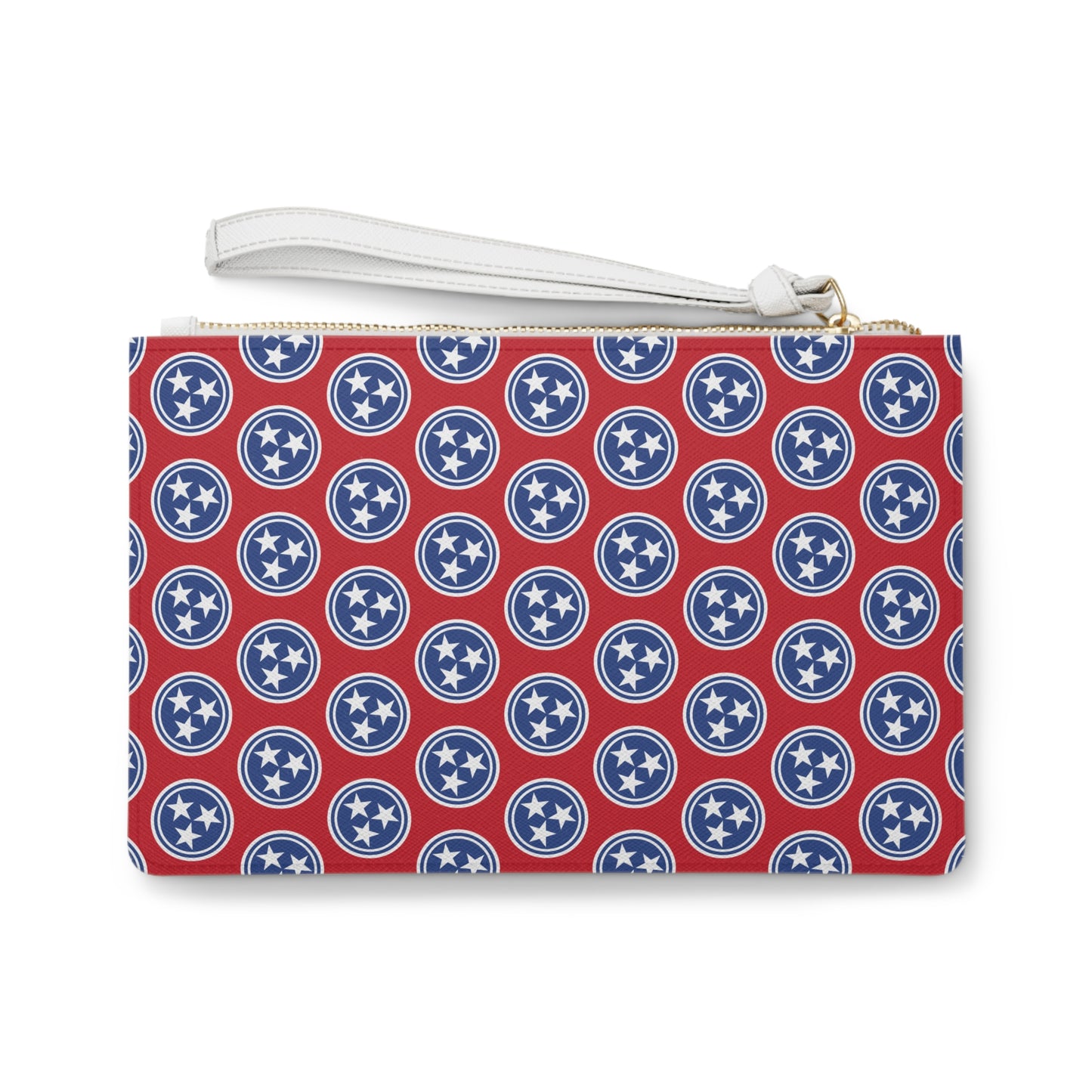 Clutch Bag - Tennessee State Flag Tri Star Flag Design