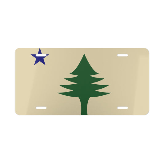 Maine Flag license car tag Vanity license Plate