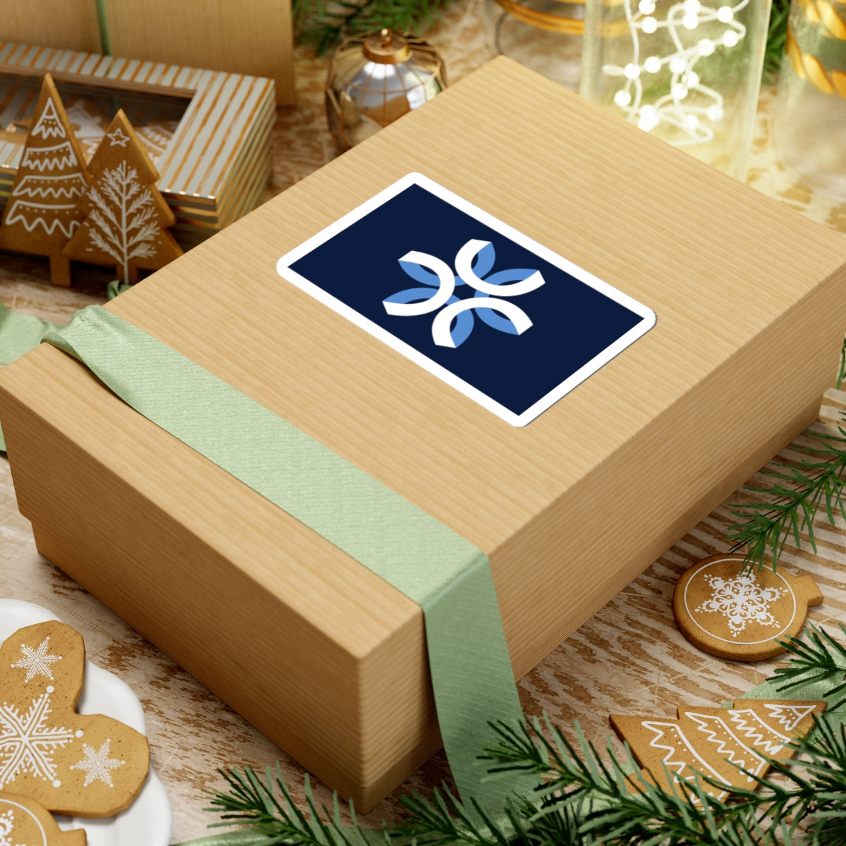 City Flag Sticker of Urbandale, Iowa