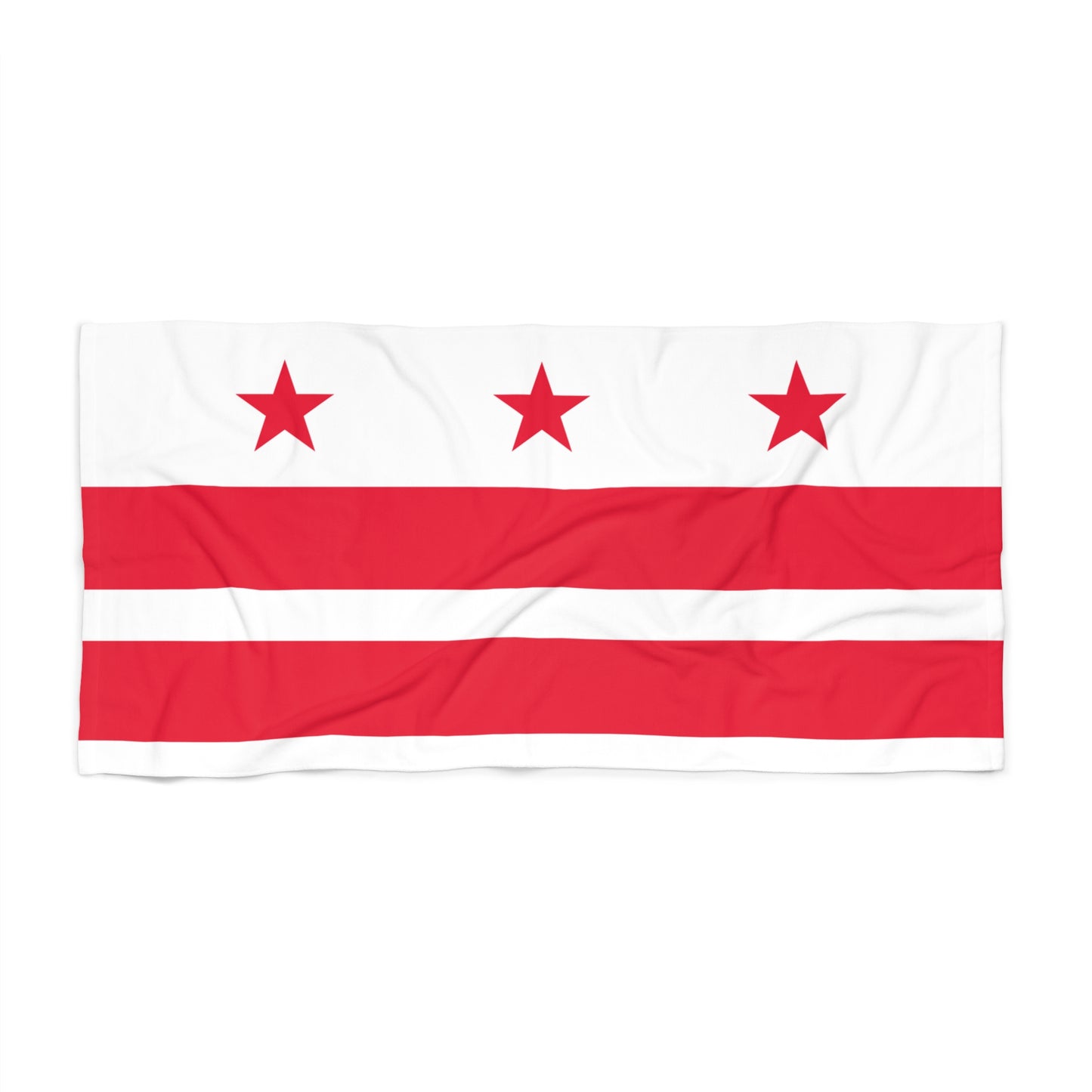 Beach Towel with Washington DC Flag