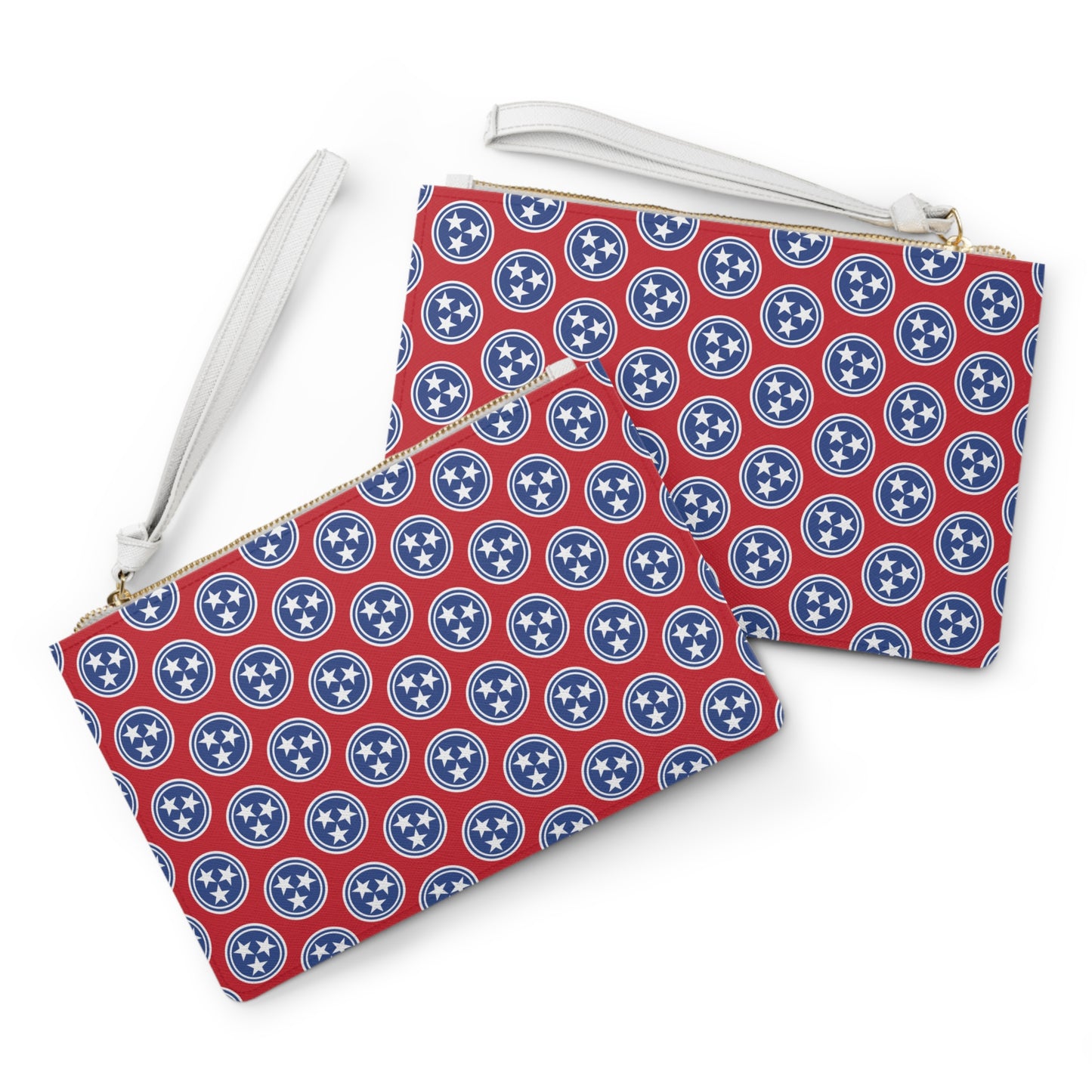 Clutch Bag - Tennessee State Flag Tri Star Flag Design