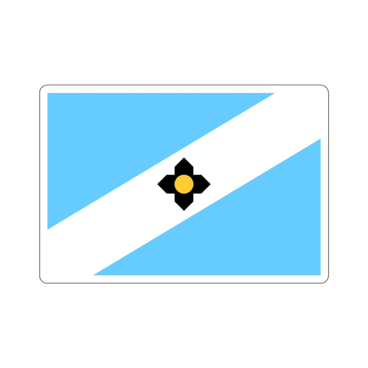 Madison Wisconsin Flag Sticker