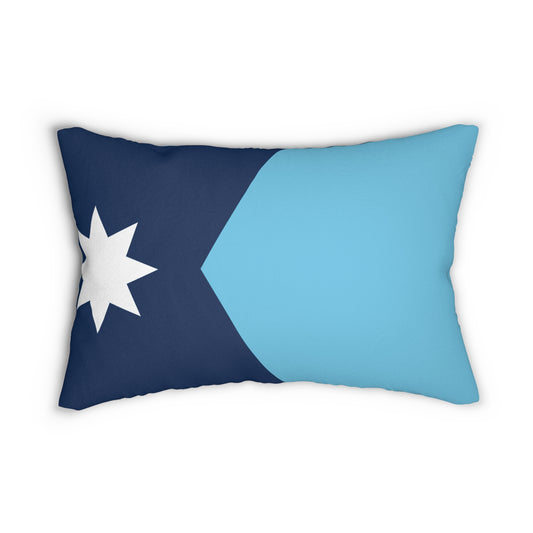 Lumbar Pillow - Minnesota State Flag Design