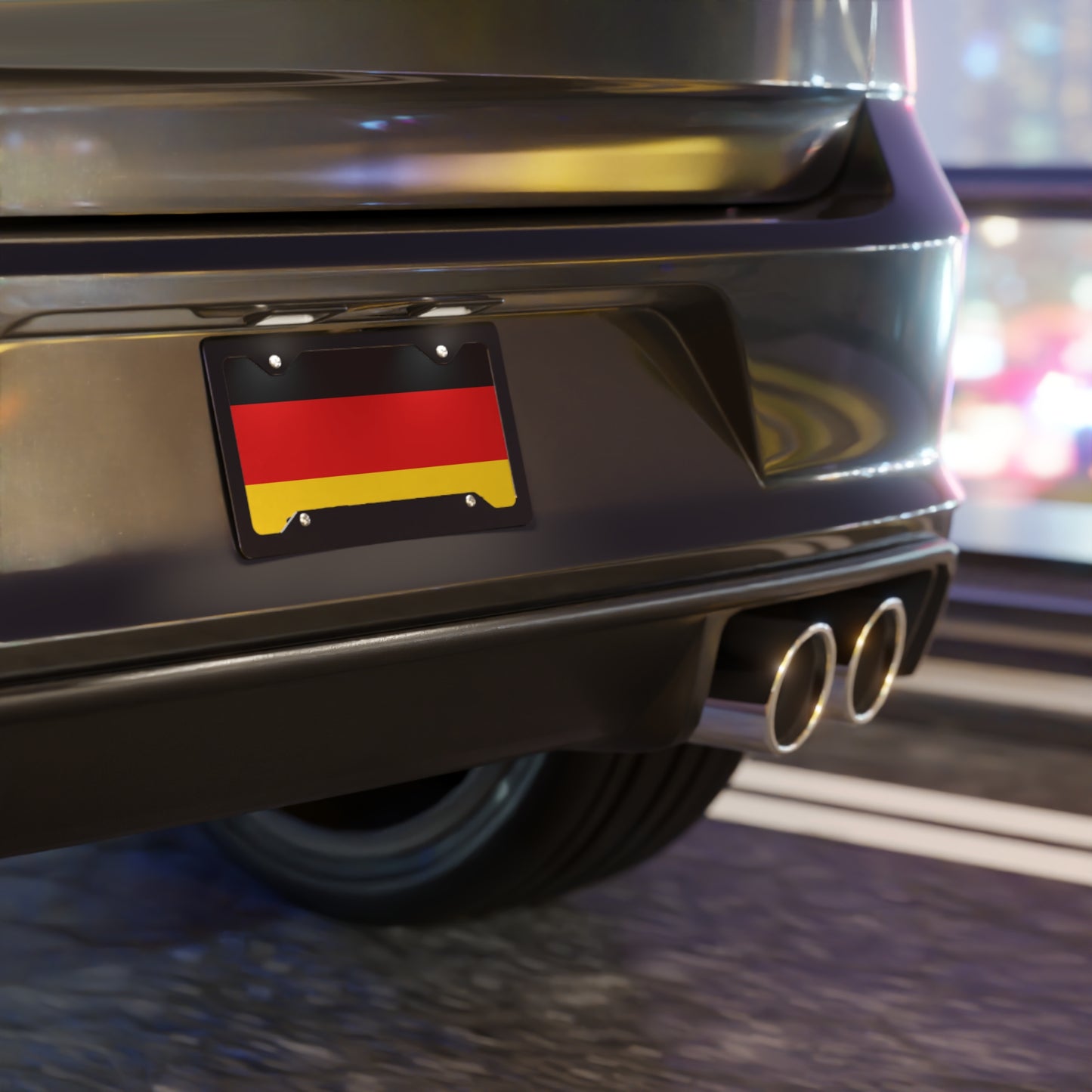 Germany Flag Vanity Plate