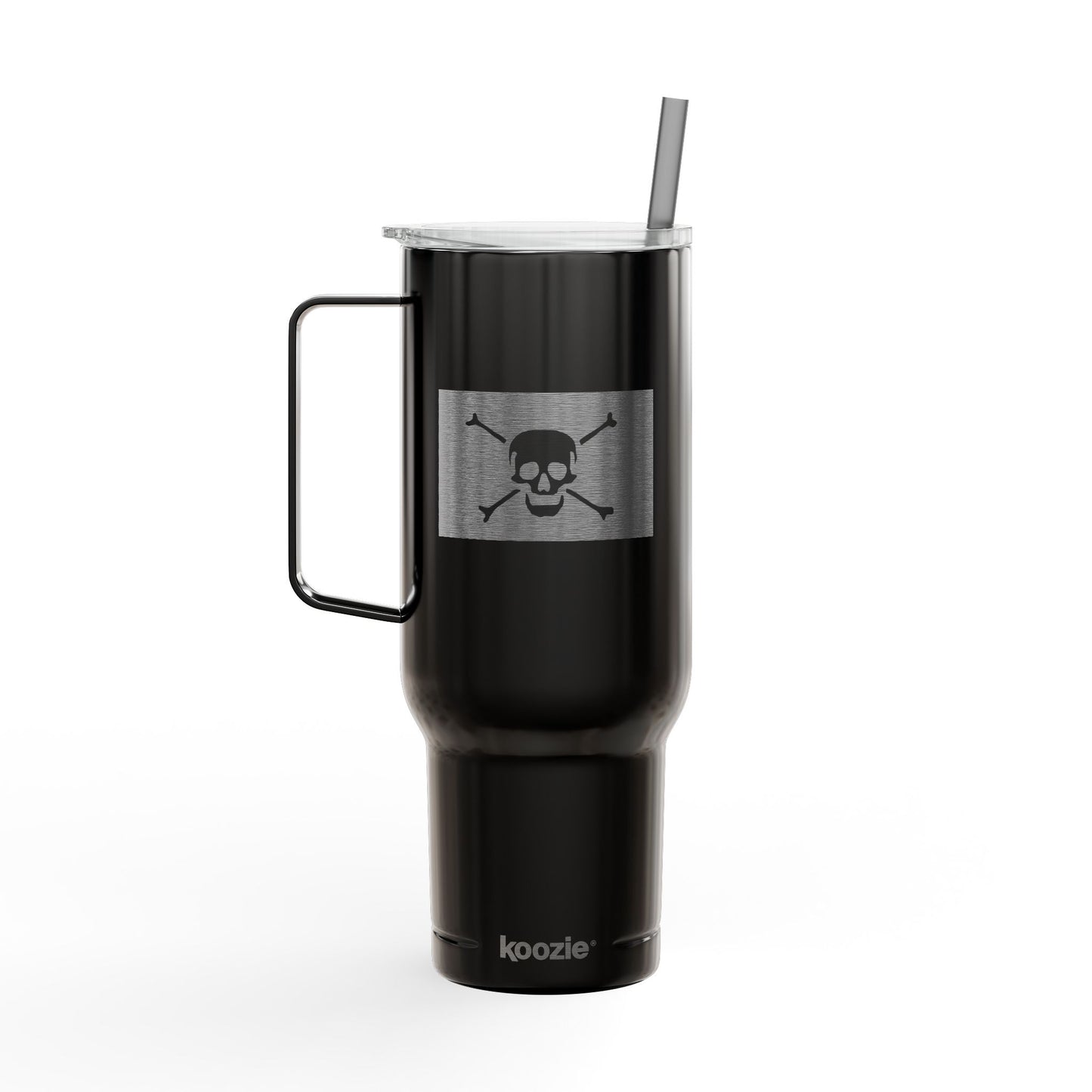 Jolly Roger skull and bones Travel 40oz Tumbler Engraved Insulated Mug