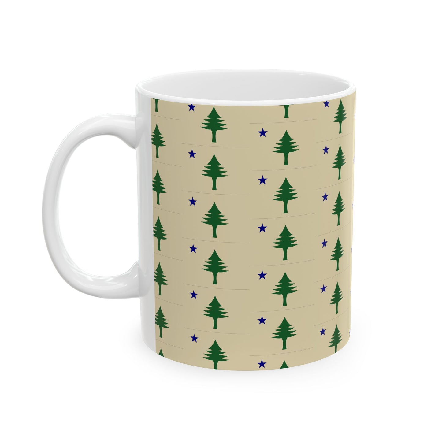 Maine State Flag Ceramic Mug