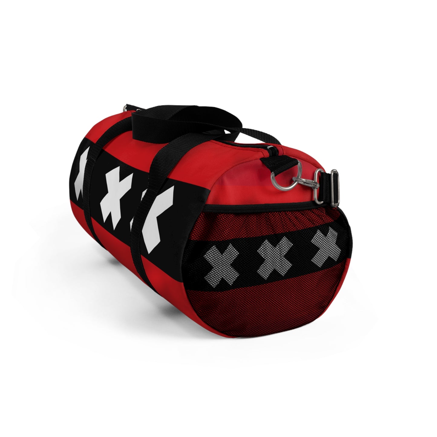 Canvas Duffel Bag with Amsterdam Flag Design