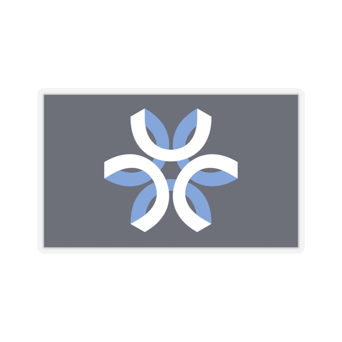 City Flag Sticker of Urbandale, Iowa