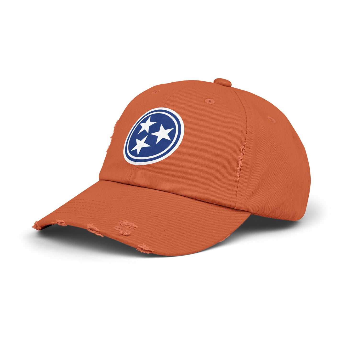 Distressed Cap Tennessee Tri Star Hat