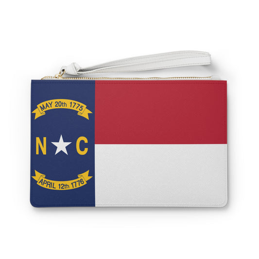 Clutch Bag - North Carolina Flag Women's Purse for State Pride and Fashion