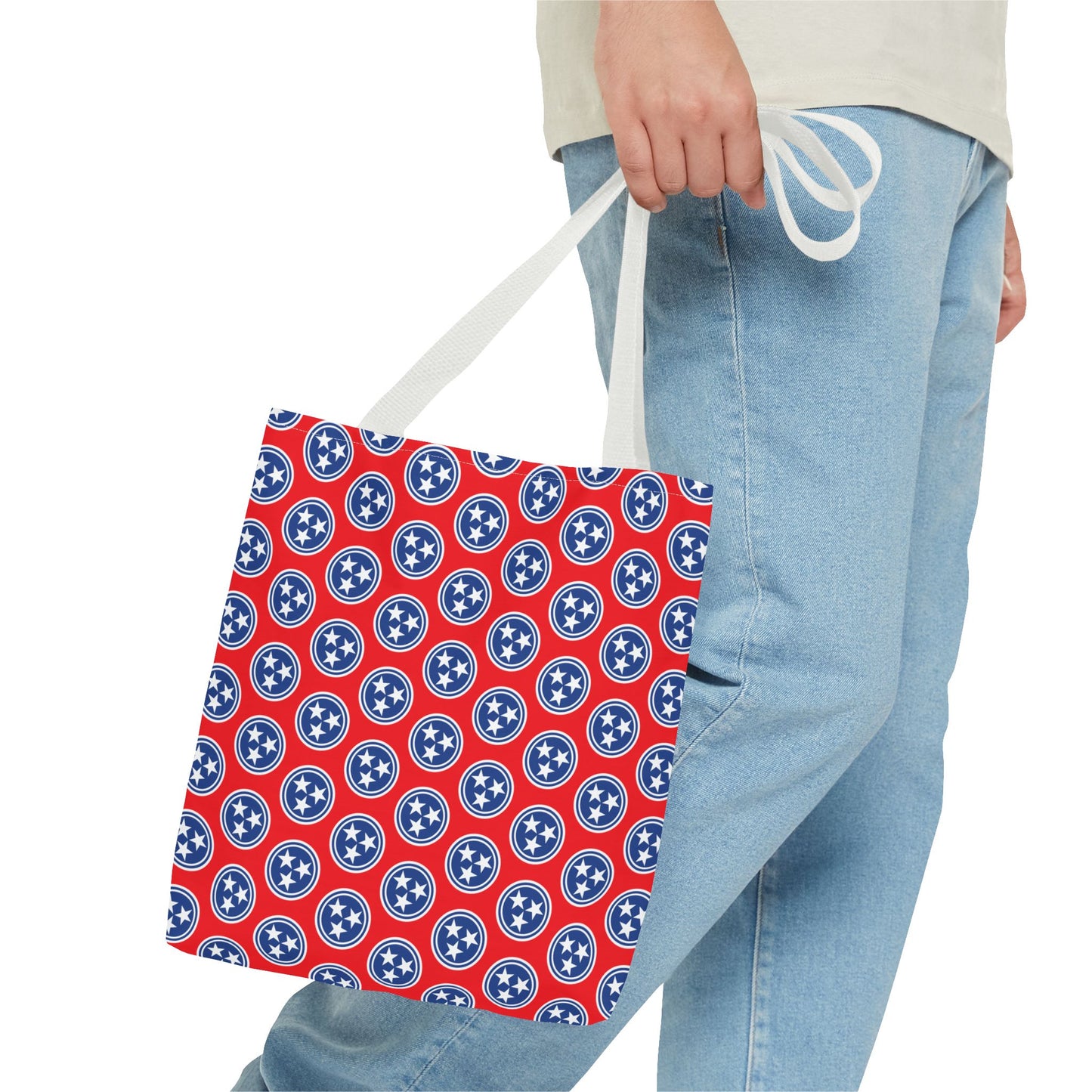 Tote Bag - Tennessee Tri Star State Flag Design