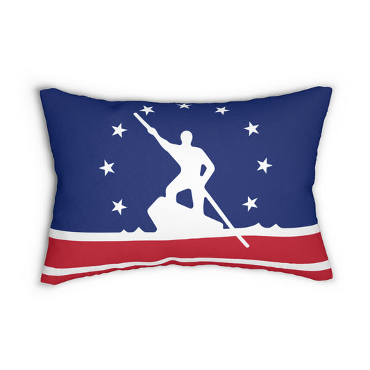 Richmond Virginia City Flag Lumbar Pillow