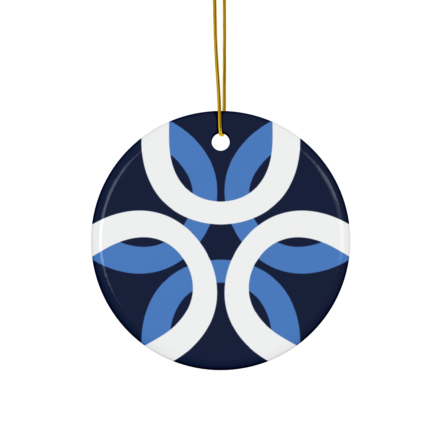 Christmas Ceramic Ornament - Urbandale, Iowa Flag