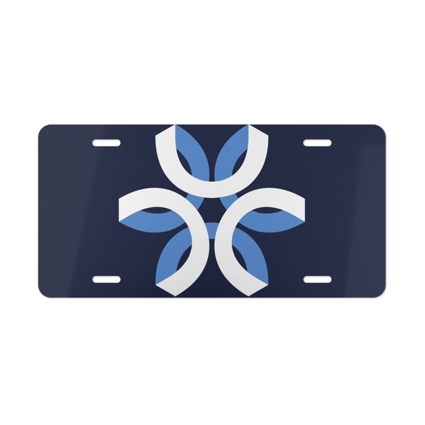 License Plate Tag of Urbandale, Iowa city flag