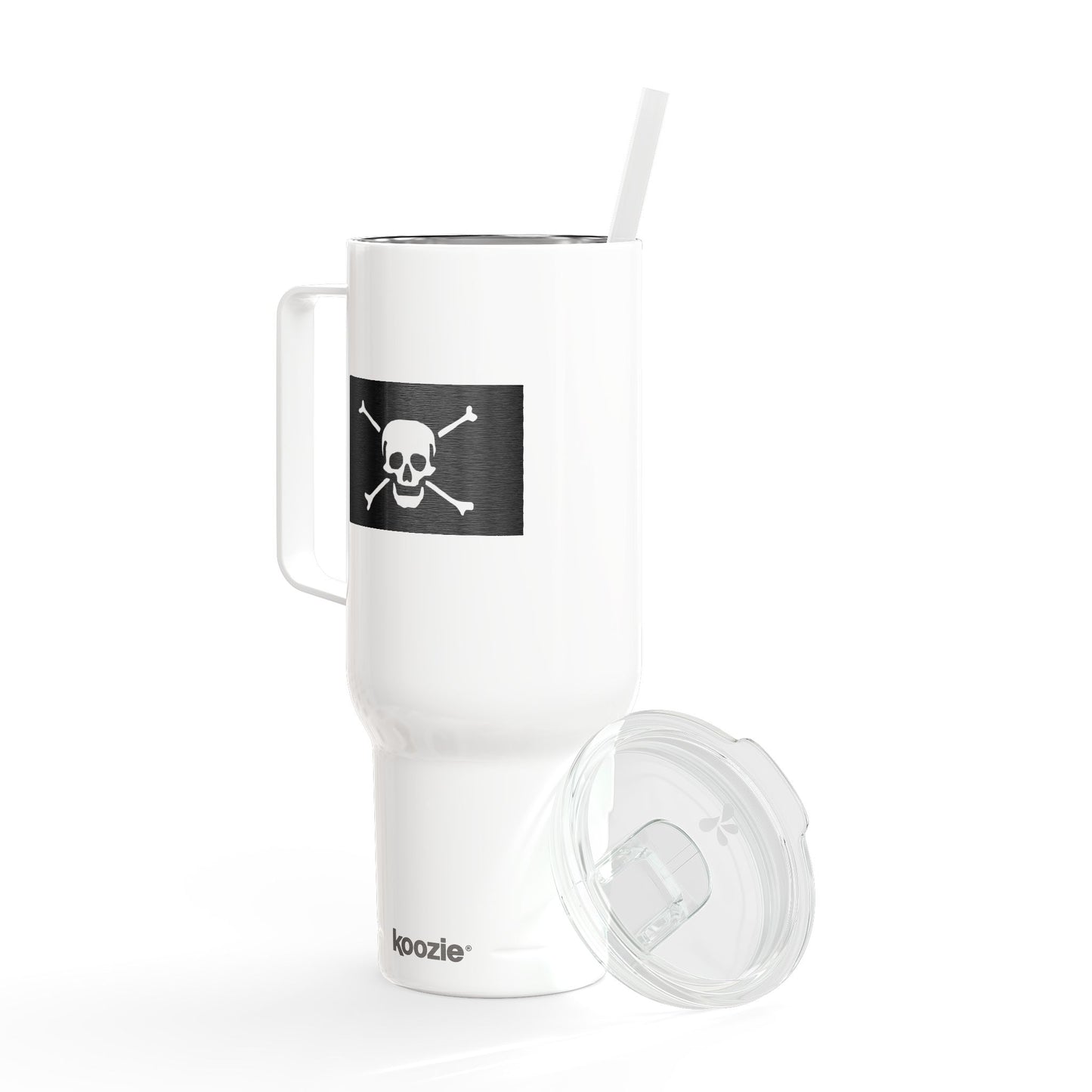 Jolly Roger skull and bones Travel 40oz Tumbler Engraved Insulated Mug