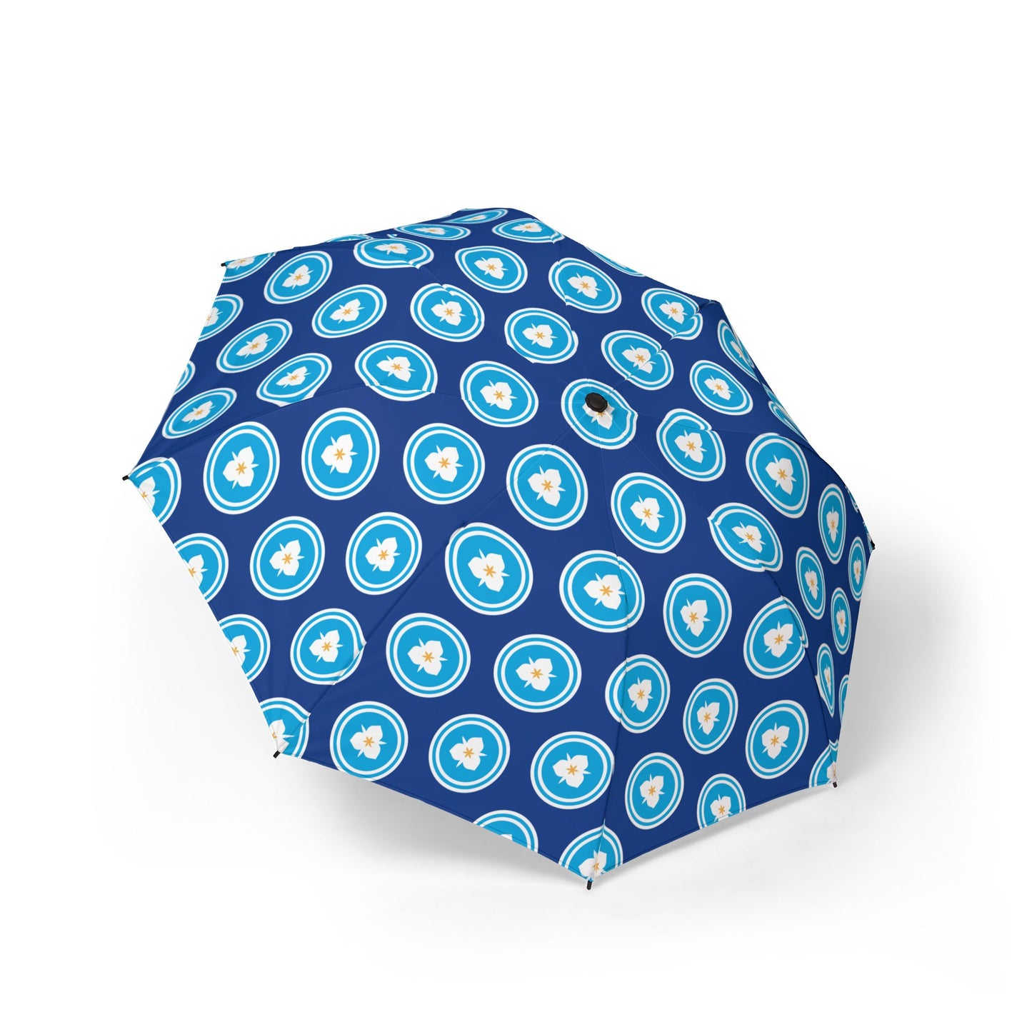 Foldable Umbrella - Salt Lake City Utah City Flag Pattern - Rainy Day Travel Gift