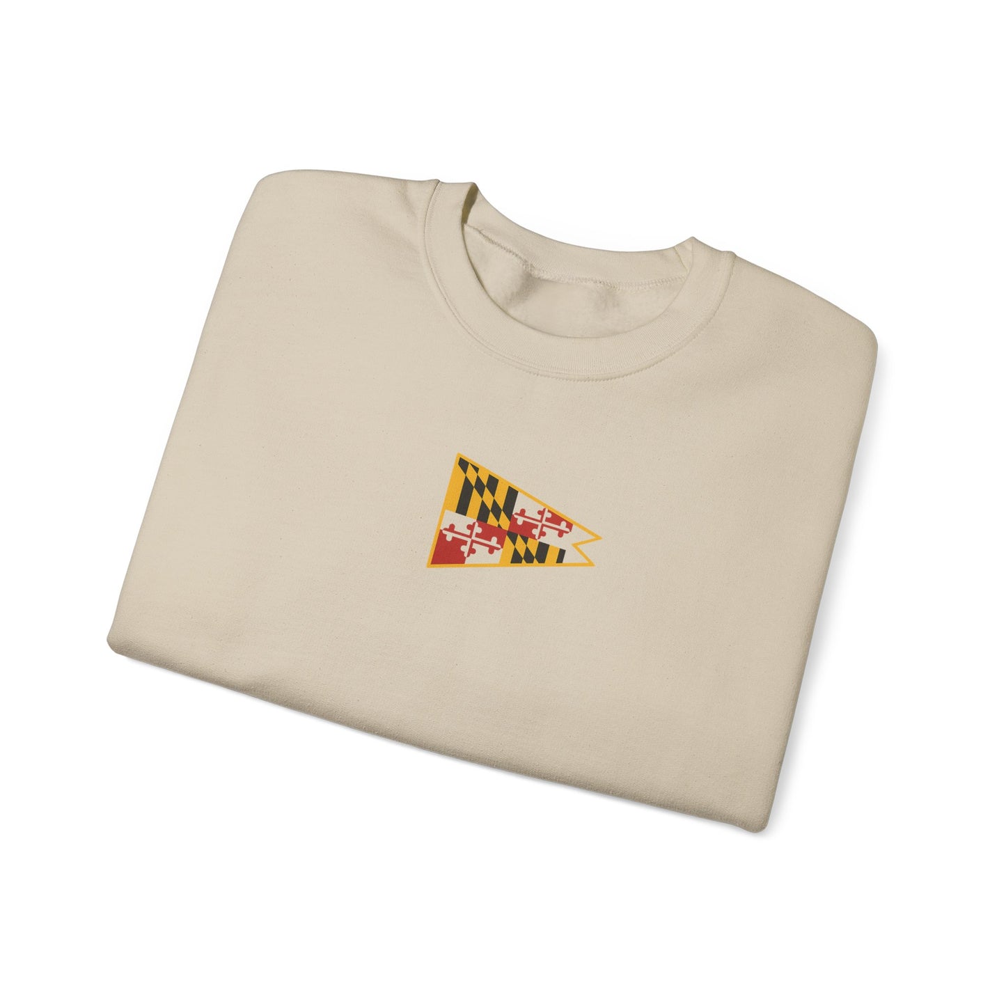 Maryland Flag Crewneck Sweatshirt - Cozy Unisex Heavy Blend