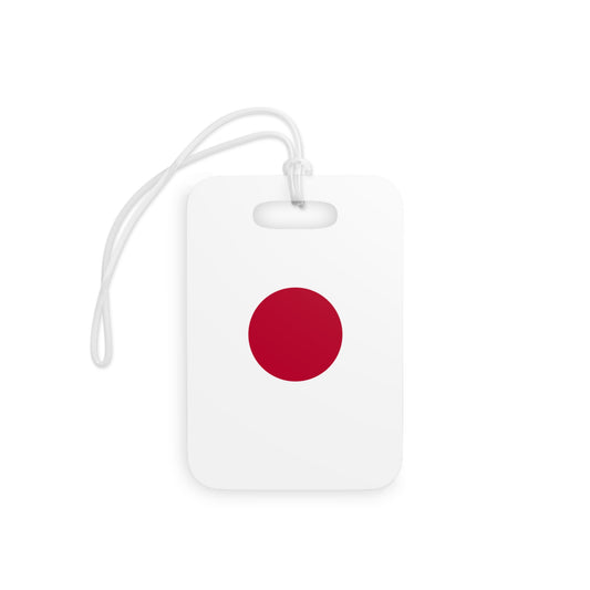 Luggage Tags - Japan Flag Suitcase Design