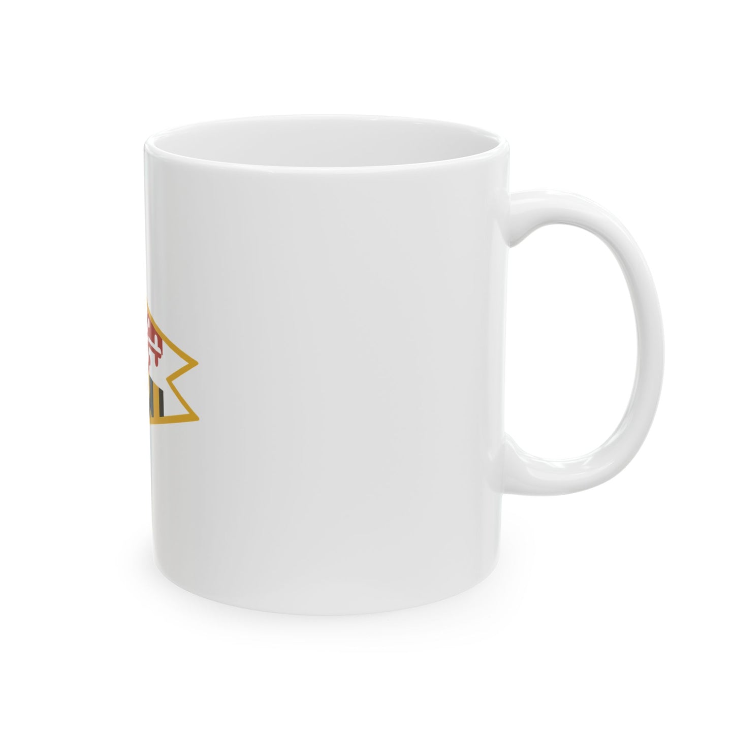 Maryland State Flag Ceramic Mug - Perfect for Coffee Lovers & Souvenir Collectors