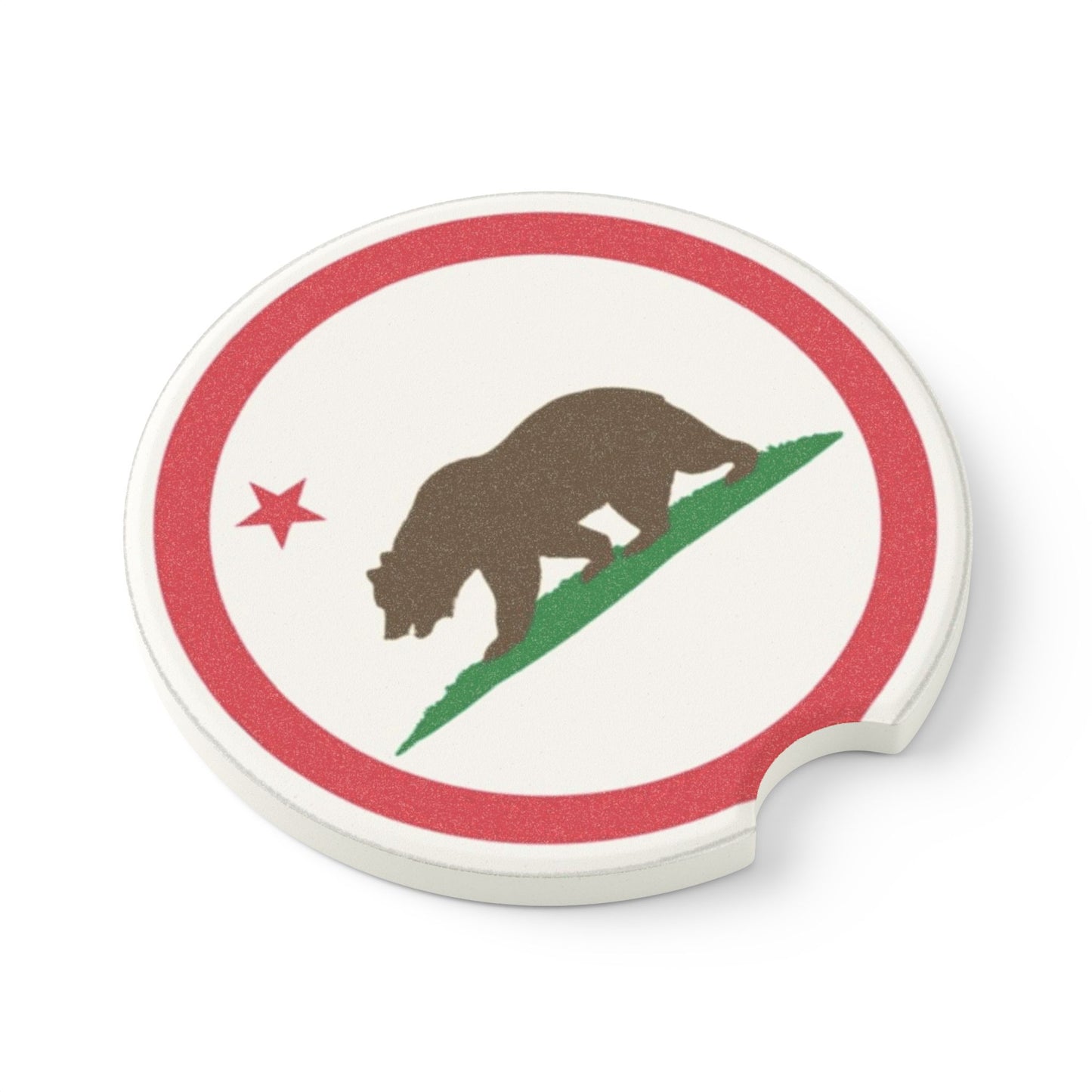 Car Coaster - California Flag