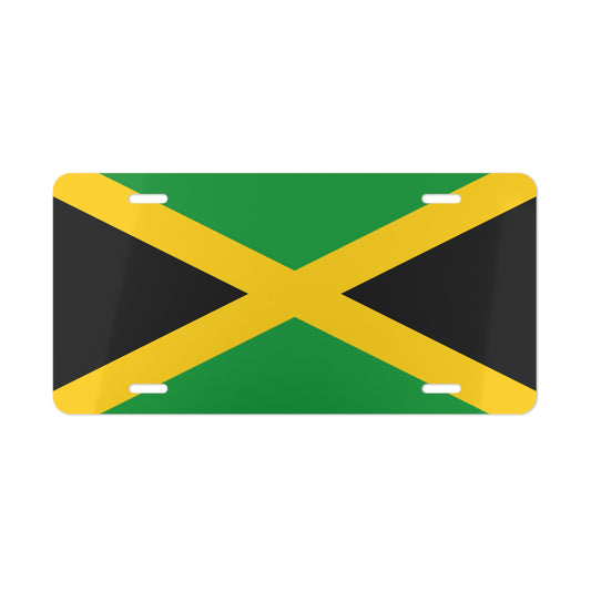 Car Plate Tag - Jamaican Flag