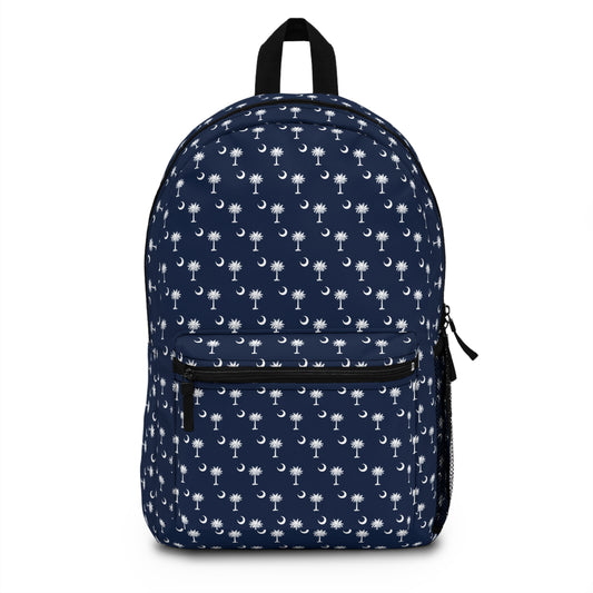 SC Palmetto  Tree and Moon state  flag Backpack