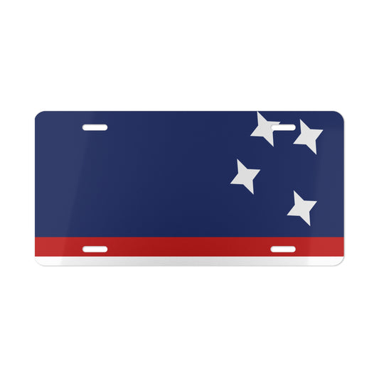 Car Plate Tag - Patagonia Flag Design