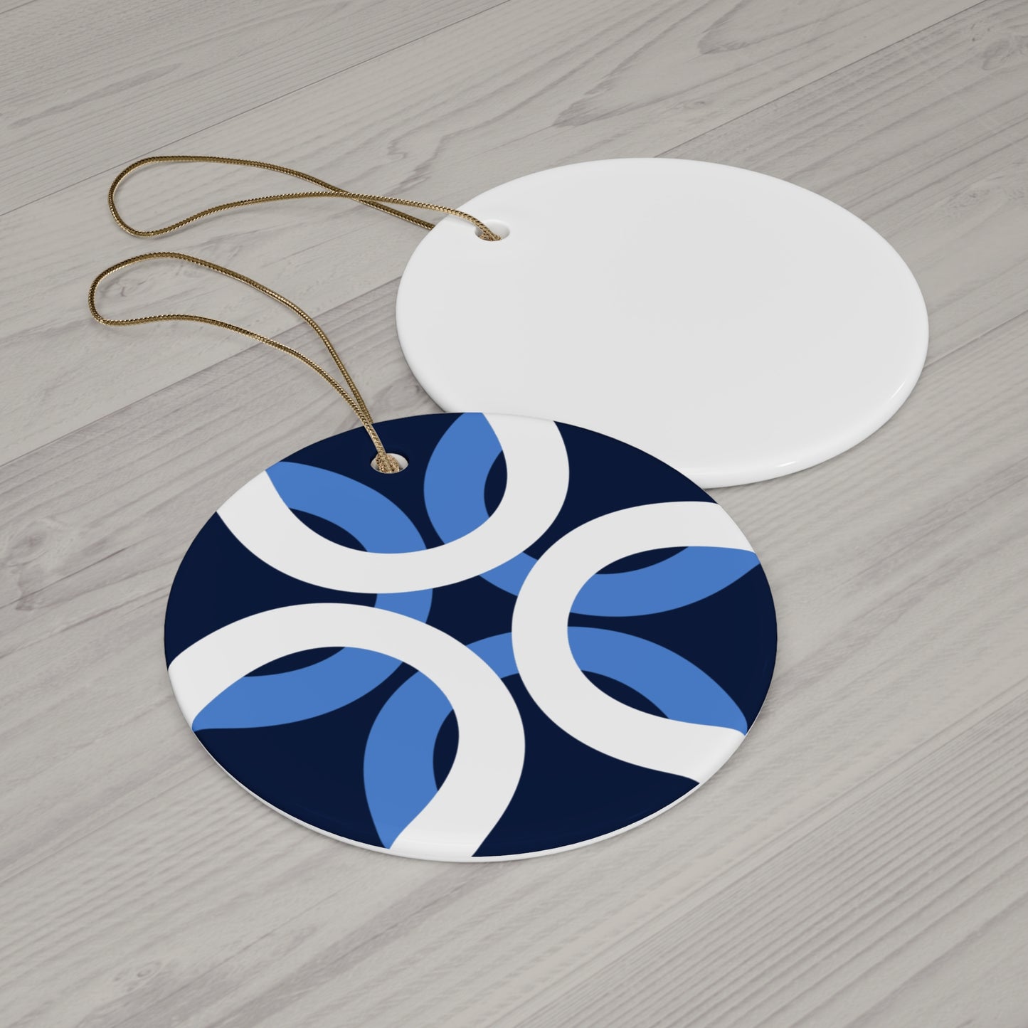 Christmas Ceramic Ornament - Urbandale, Iowa Flag