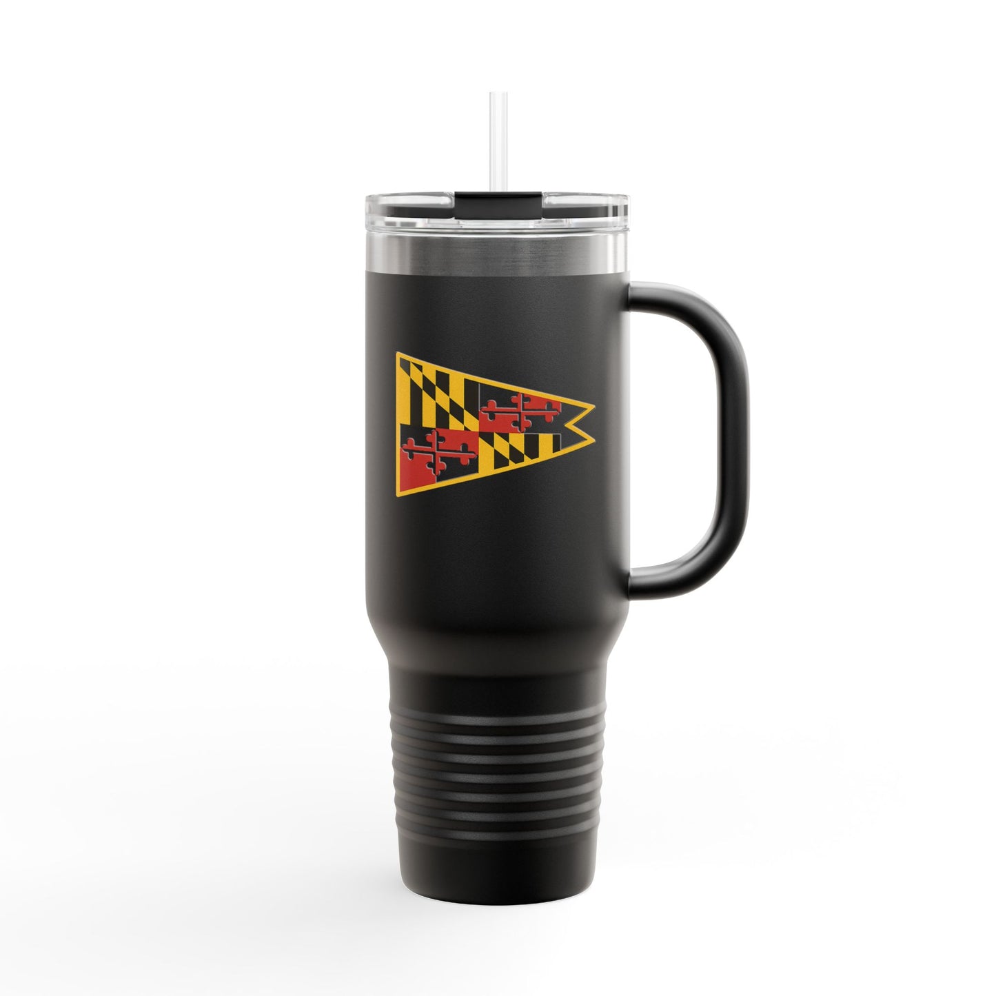 Maryland Flag Insulated Travel Mug - 40oz Coffee Tumbler for Adventurers