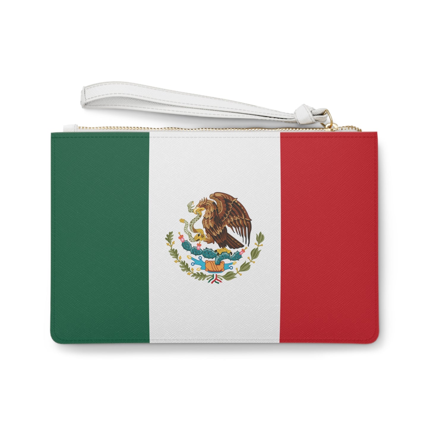 Mexico Flag Clutch Bag